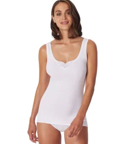 SCHIESSER Onderhemd Cotton Essentials 4P Verpakking van 4 white