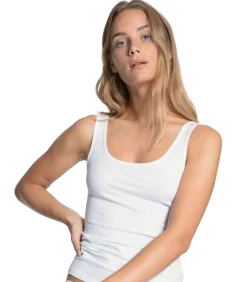 CALIDA Onderhemd Natural Comfort Set van 2 white/black Online