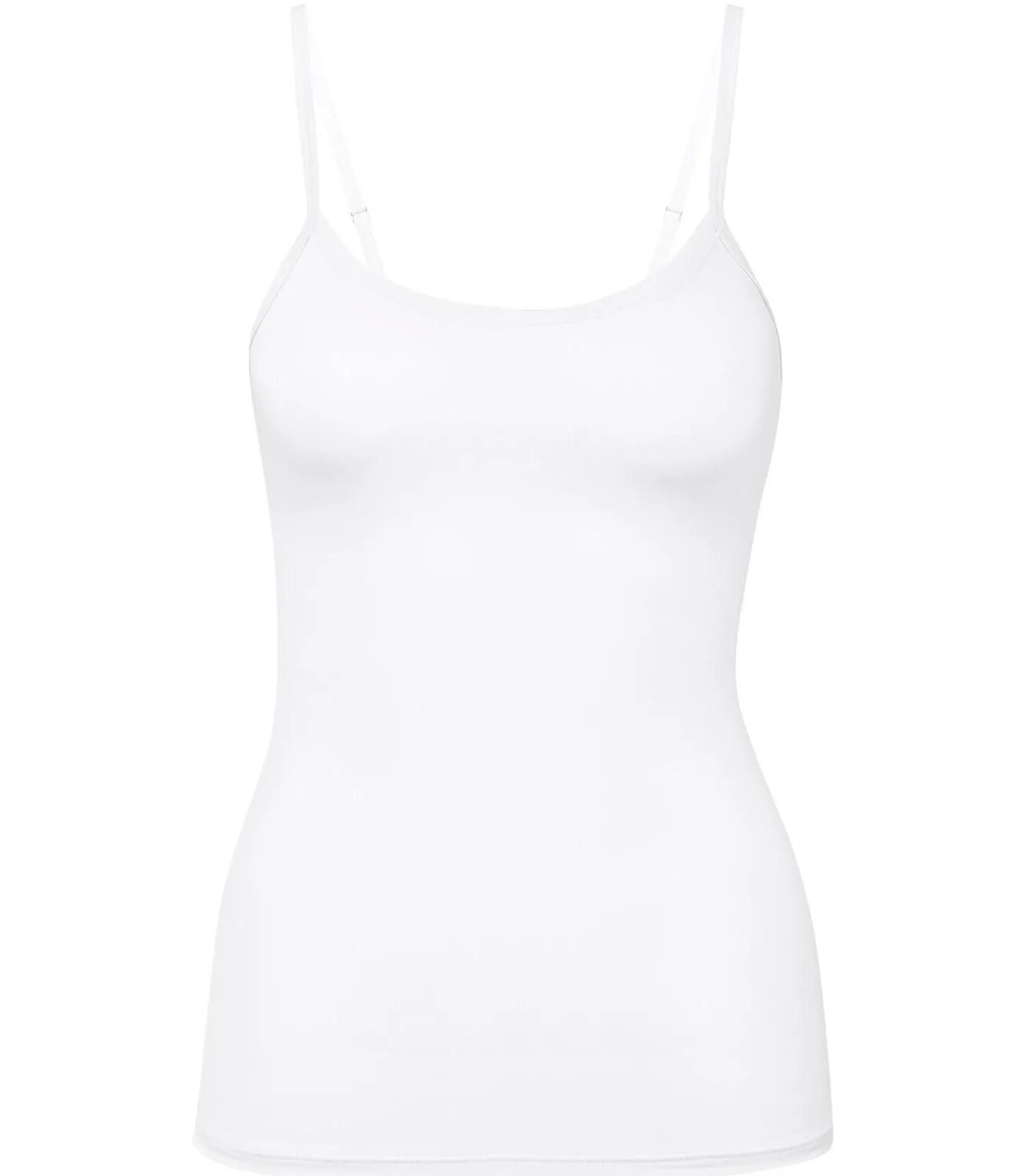 CALIDA Onderhemd Natural Comfort Spaghetti-Top Set van 1 white Sale