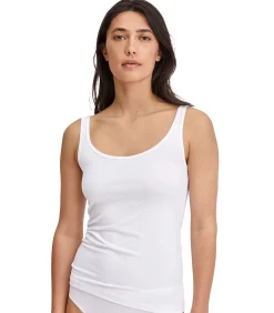 CALIDA Onderhemd Natural Comfort Spaghetti-Top Set van 1 white Best