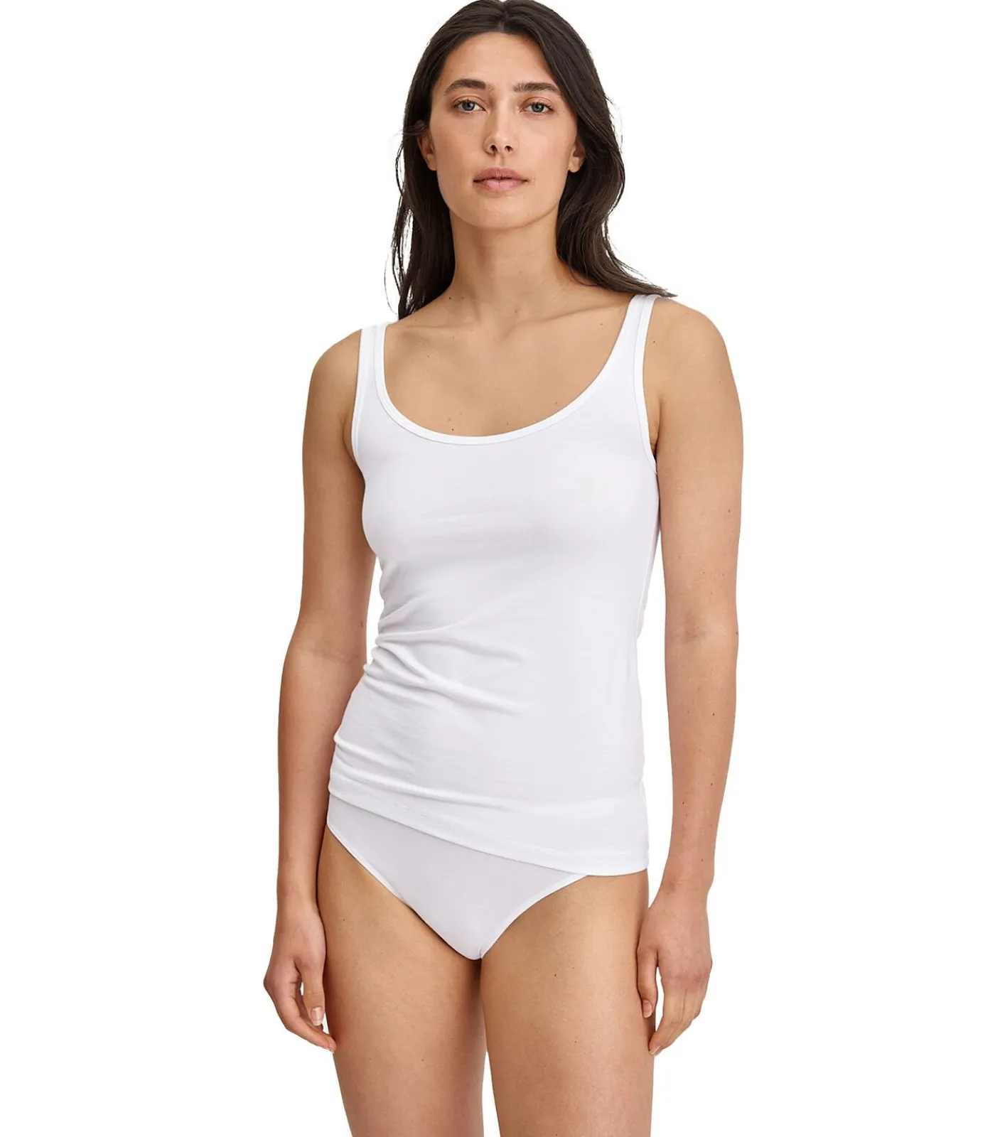 CALIDA Onderhemd Natural Comfort Spaghetti-Top Set van 1 white Best