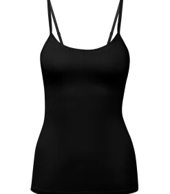 CALIDA Onderhemd Natural Comfort Spaghetti-Top Set van 2 white/black Best