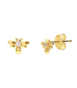 Lucardi Oorbellen 925 Zilver gold Sale