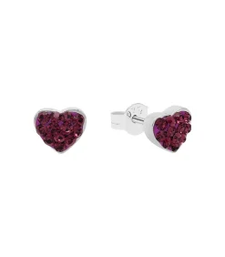 Amor Oorbellen für Damen, 925 Sterling Silber, Preciosa | Herz silver Hot