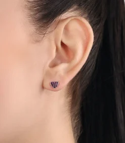 Amor Oorbellen für Damen, 925 Sterling Silber, Preciosa | Herz silver Hot