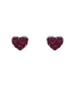 Amor Oorbellen für Damen, 925 Sterling Silber, Preciosa | Herz silver Hot