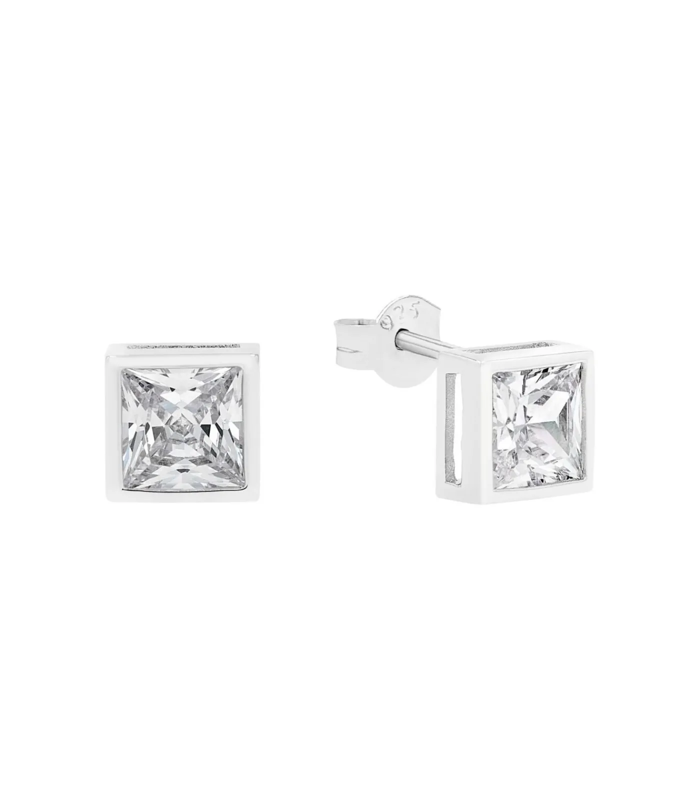 Amor Oorbellen für Damen, 925 Sterling Silber, Zirkonia synth. silver Discount