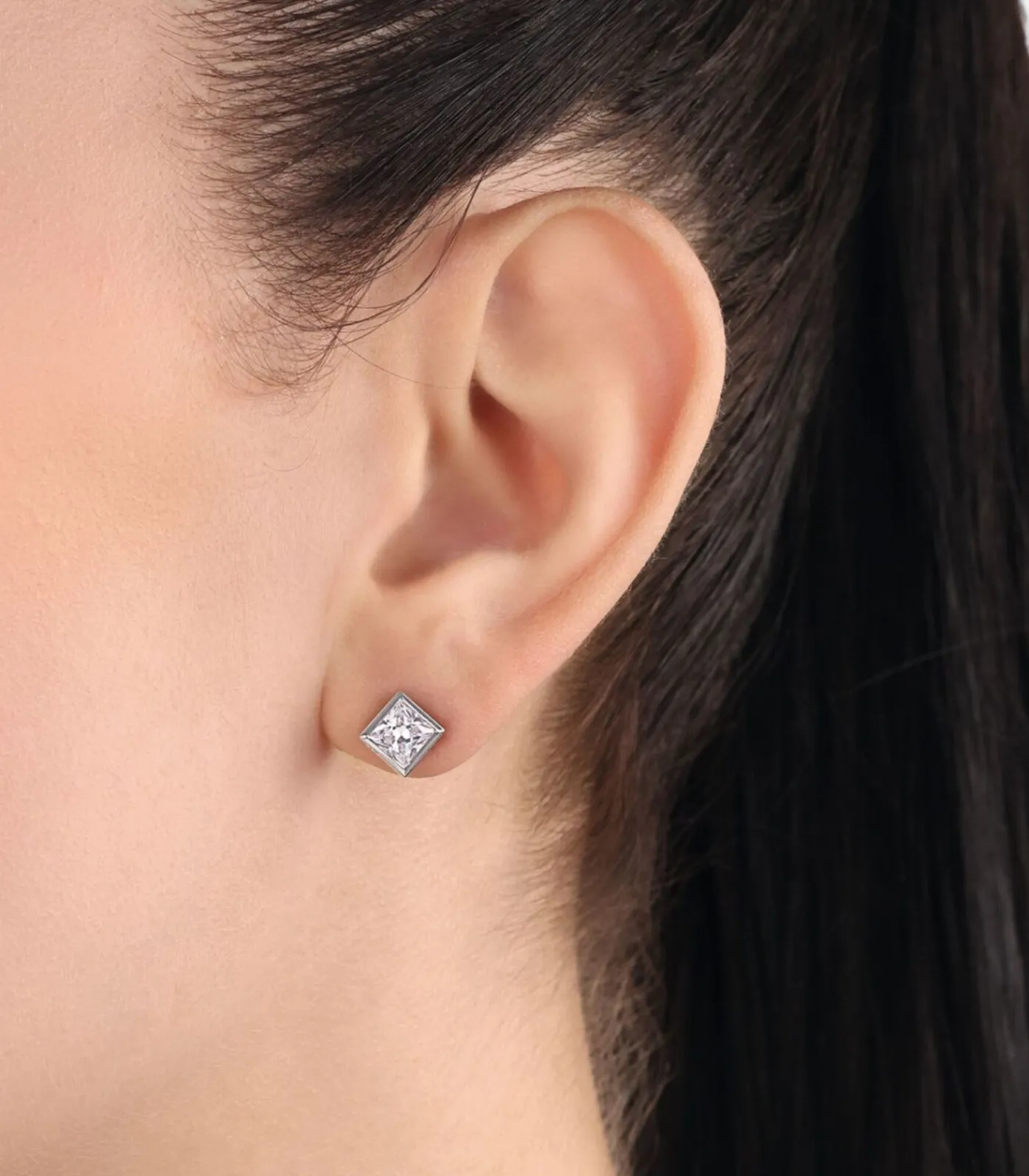 Amor Oorbellen für Damen, 925 Sterling Silber, Zirkonia synth. silver Discount