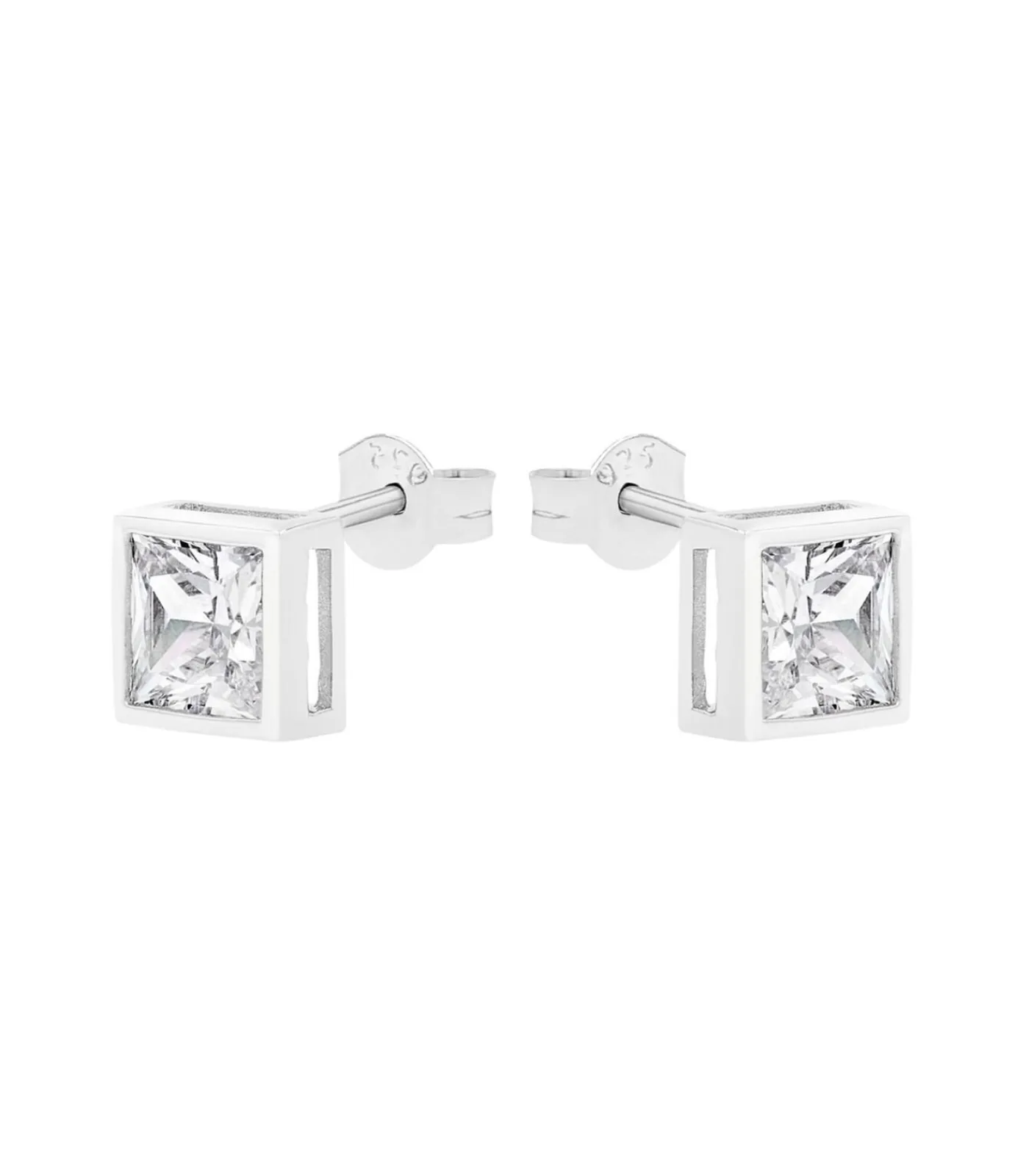 Amor Oorbellen für Damen, 925 Sterling Silber, Zirkonia synth. silver Discount