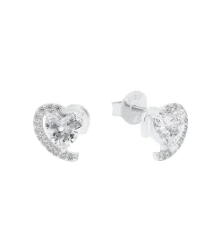 Amor Oorbellen für Damen, 925 Sterling Silber, Zirkonia synth. silver Clearance