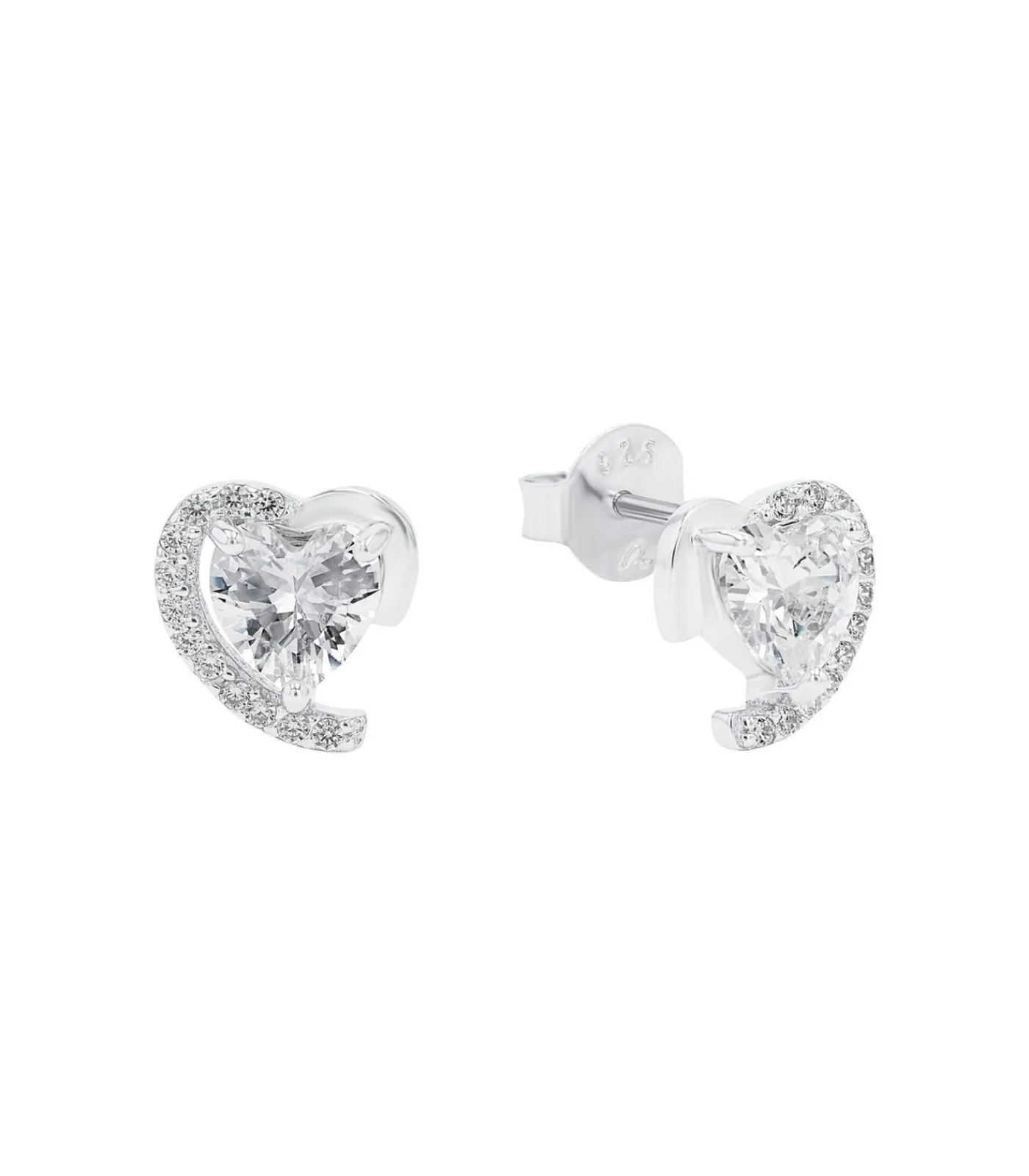 Amor Oorbellen für Damen, 925 Sterling Silber, Zirkonia synth. silver Clearance