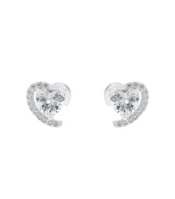 Amor Oorbellen für Damen, 925 Sterling Silber, Zirkonia synth. silver Clearance