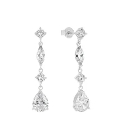 Amor Oorbellen für Damen, 925 Sterling Silber, Zirkonia synth. silver Outlet