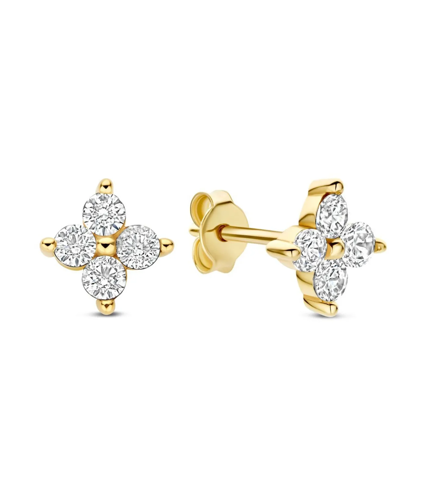 Isabel Bernard Oorbellen Goud IB360290 gold Outlet