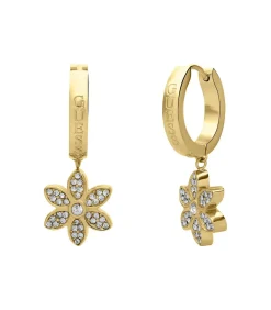 GUESS Oorbellen Staal - bloem gold Hot
