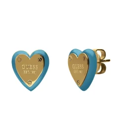 GUESS Oorbellen Staal - Goud- en Zilverkleurig blue
