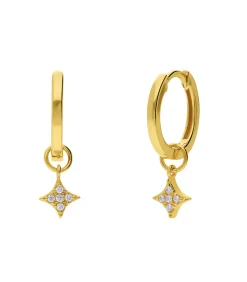 Lucardi Oorbellen Staal - Goudkleurig gold New