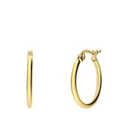 Lucardi Oorbellen Staal - Zilverkleurig gold Discount