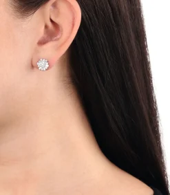 Amor Oorbellen voor dames, 925 Sterling zilver, zirkonia synth. silver Discount