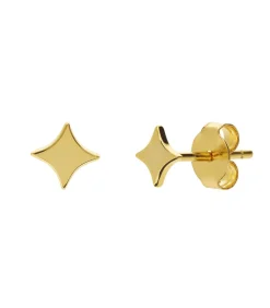 Lucardi Oorbellen Zilver - Goudkleurig gold Hot