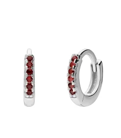 Lucardi Oorbellen Zilver - Zilverkleurig red