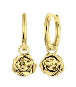 Lucardi Oorbellen Zilver - Zilverkleurig gold Clearance