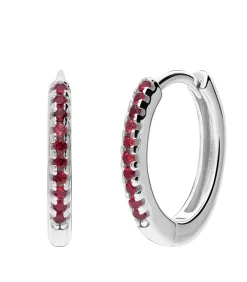 Lucardi Oorbellen Zilver - Zilverkleurig red New