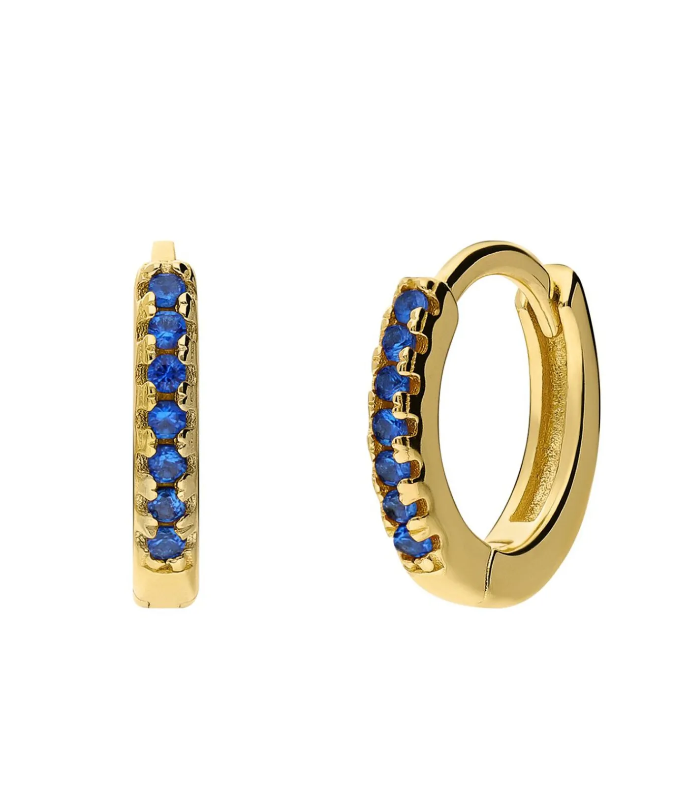 Lucardi Oorbellen Zilver - Zilverkleurig blue Online