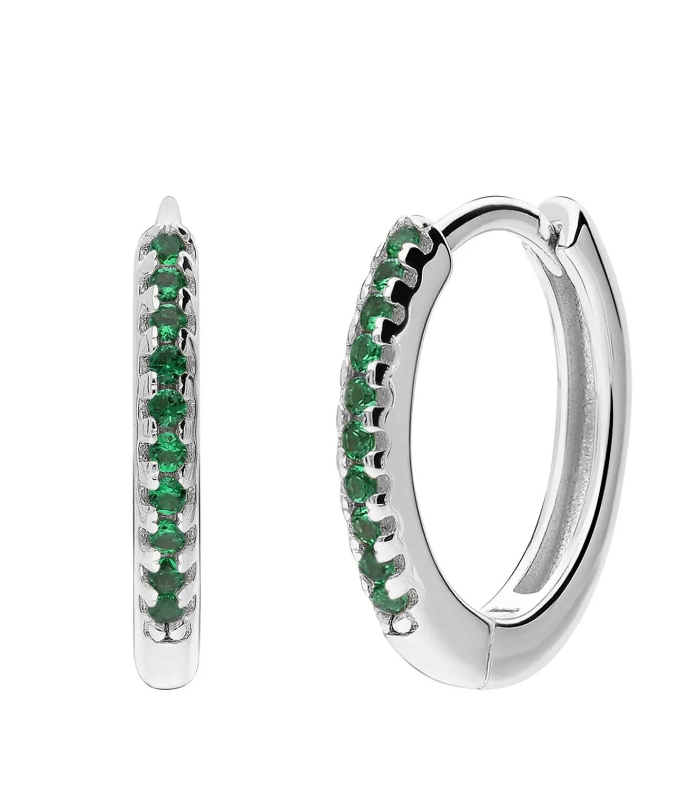 Lucardi Oorbellen Zilver - Zilverkleurig green Online