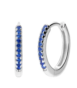 Lucardi Oorbellen Zilver - Zilverkleurig blue