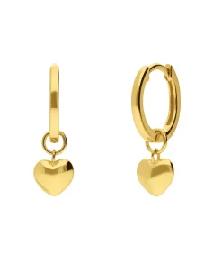 Lucardi Oorbellen Zilver - Zilverkleurig gold