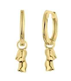 Lucardi Oorbellen Zilver - Zilverkleurig gold Outlet