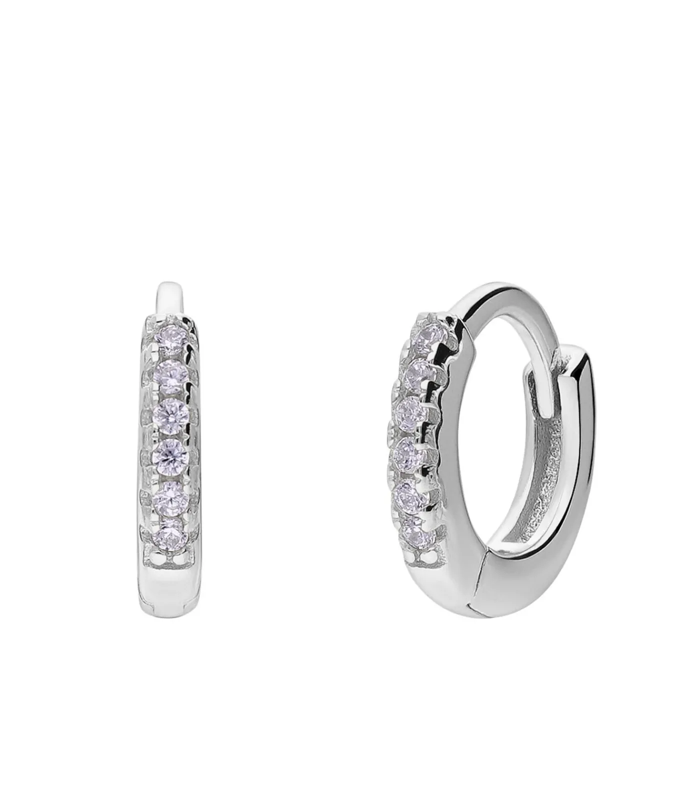 Lucardi Oorbellen Zilver - Zilverkleurig white Discount