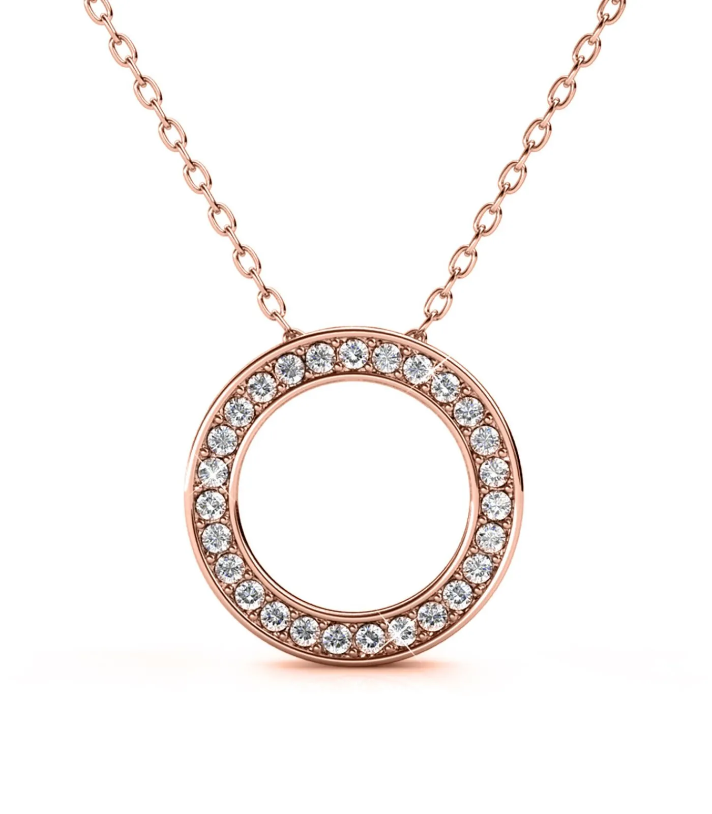 MYC-Paris Ophir hangers - Oostenrijks kristal van zeer hoge kwaliteit roseGold/white Outlet
