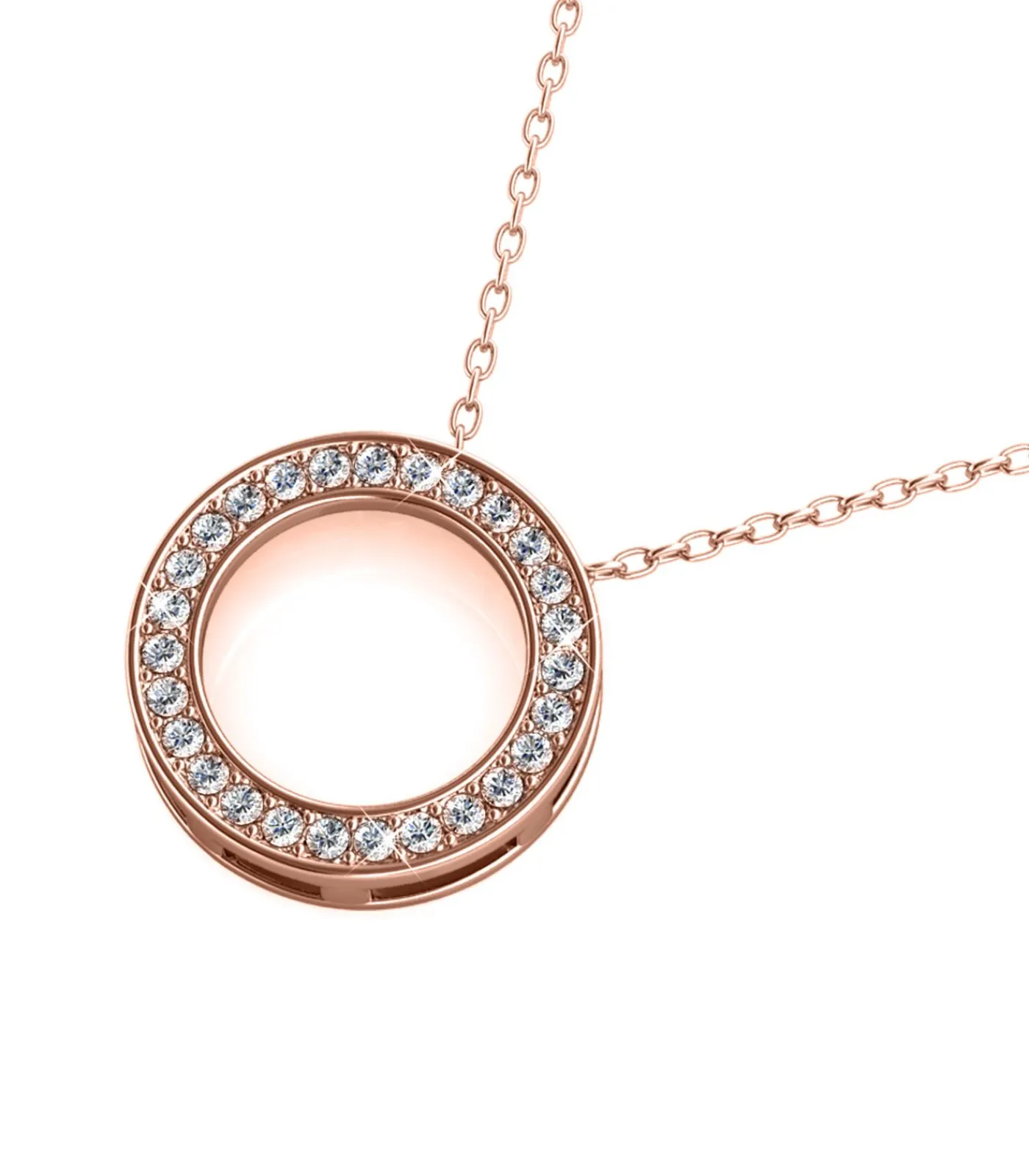 MYC-Paris Ophir hangers - Oostenrijks kristal van zeer hoge kwaliteit roseGold/white Outlet