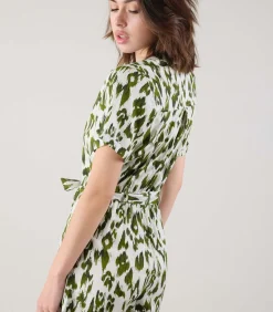 Deeluxe ORISA - Bohemian shorts voor dames orisa darkGreen Hot