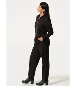 J&JOY Overall met ritssluiting en borstzakken blue Clearance