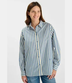 Le Temps des Cerises Overhemd ANA blue Sale