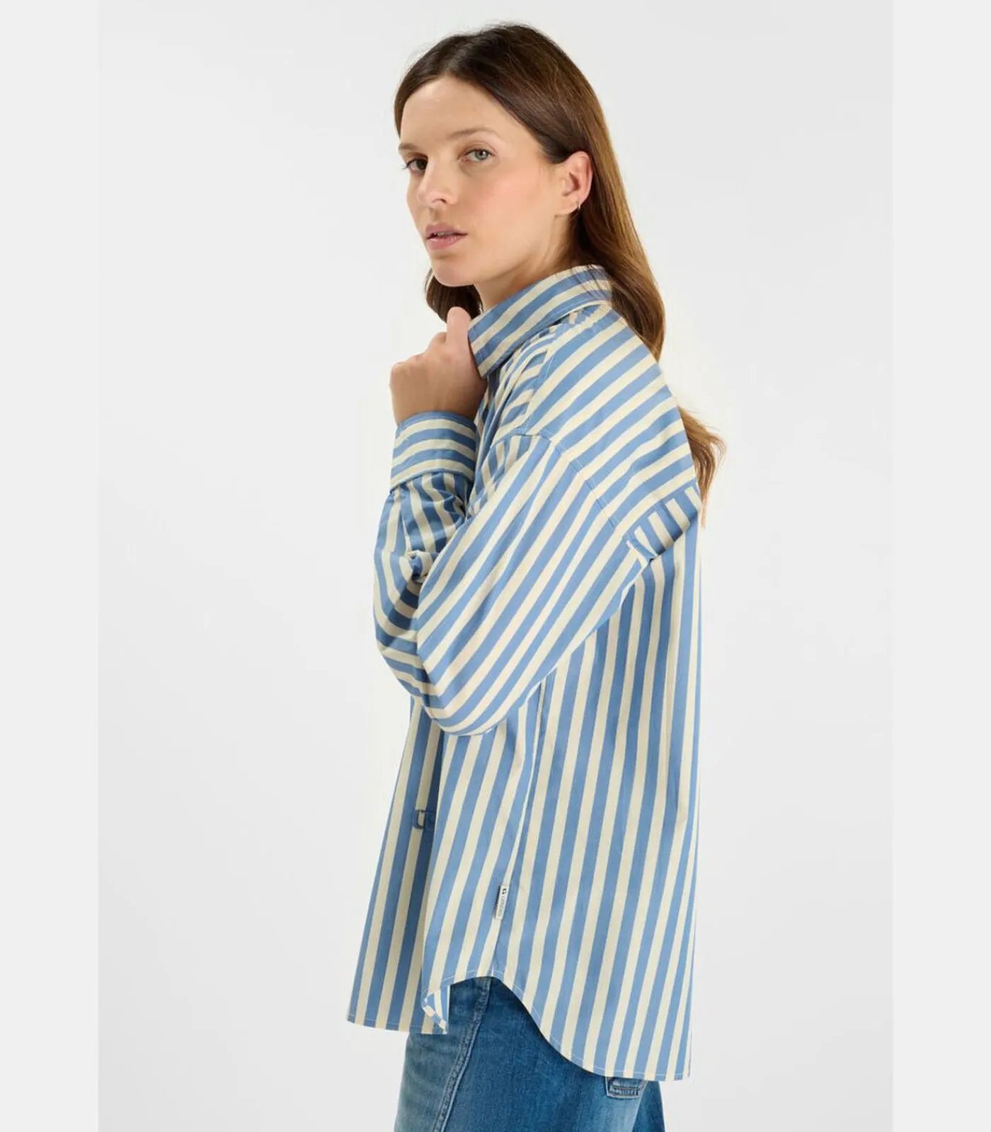 Le Temps des Cerises Overhemd ANA blue Sale