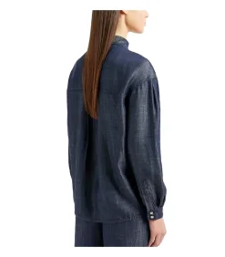 Armani Exchange Conn Overhemden Armani Exchange Overhemd blue
