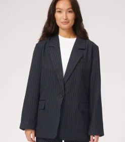 TeeShoppen Oversized Blazer navyBlue Online