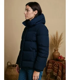 J&JOY Oversized marineblauwe damesjas blue New