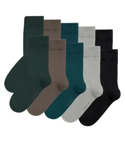 Bjorn Borg 10-paar - heren sokken - Dark Combi - Multipack katoenen sokken multicolor Sale
