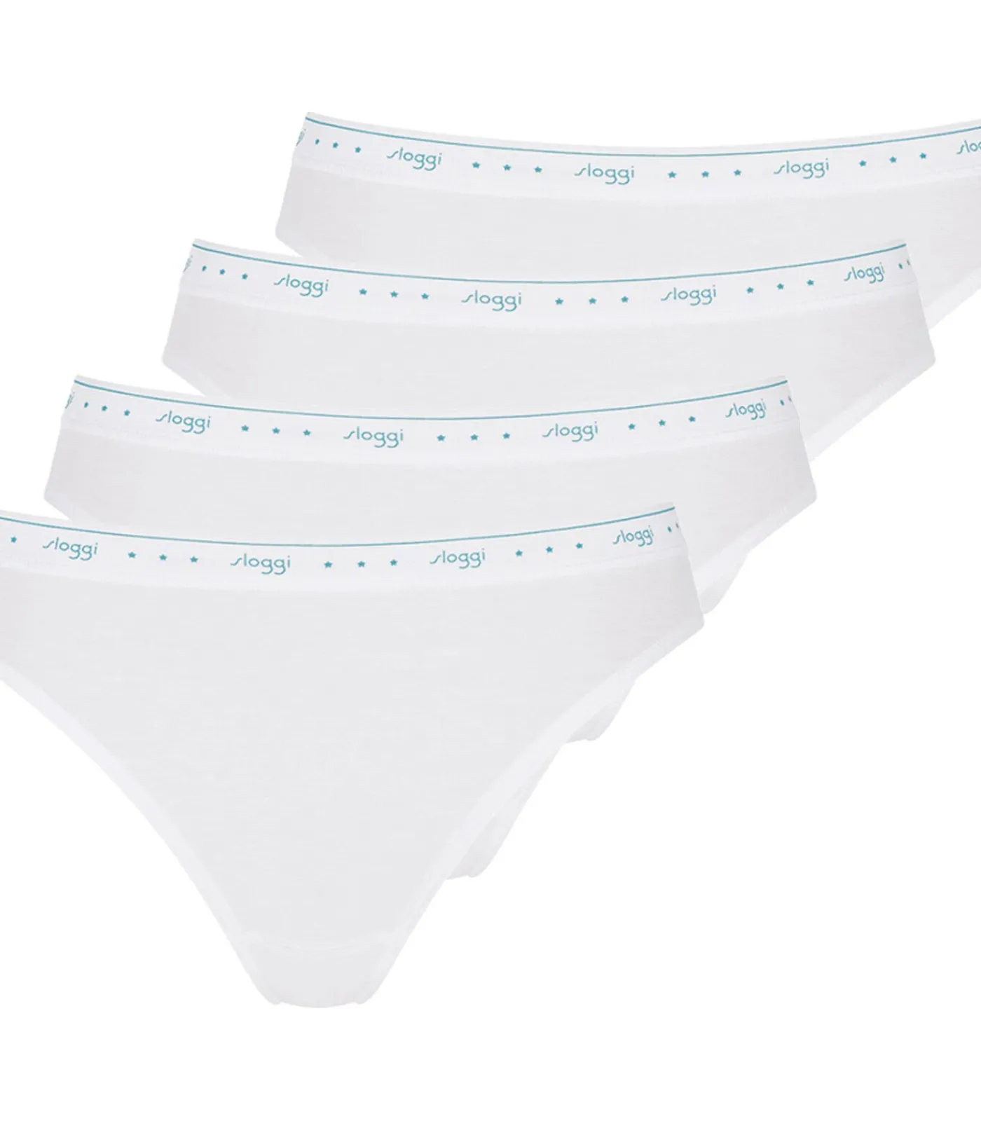 sloggi 4-pack 24/7 100 - Tai slip white Best