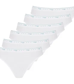 sloggi 6-pack 24/7 100 - Tai slip white Clearance
