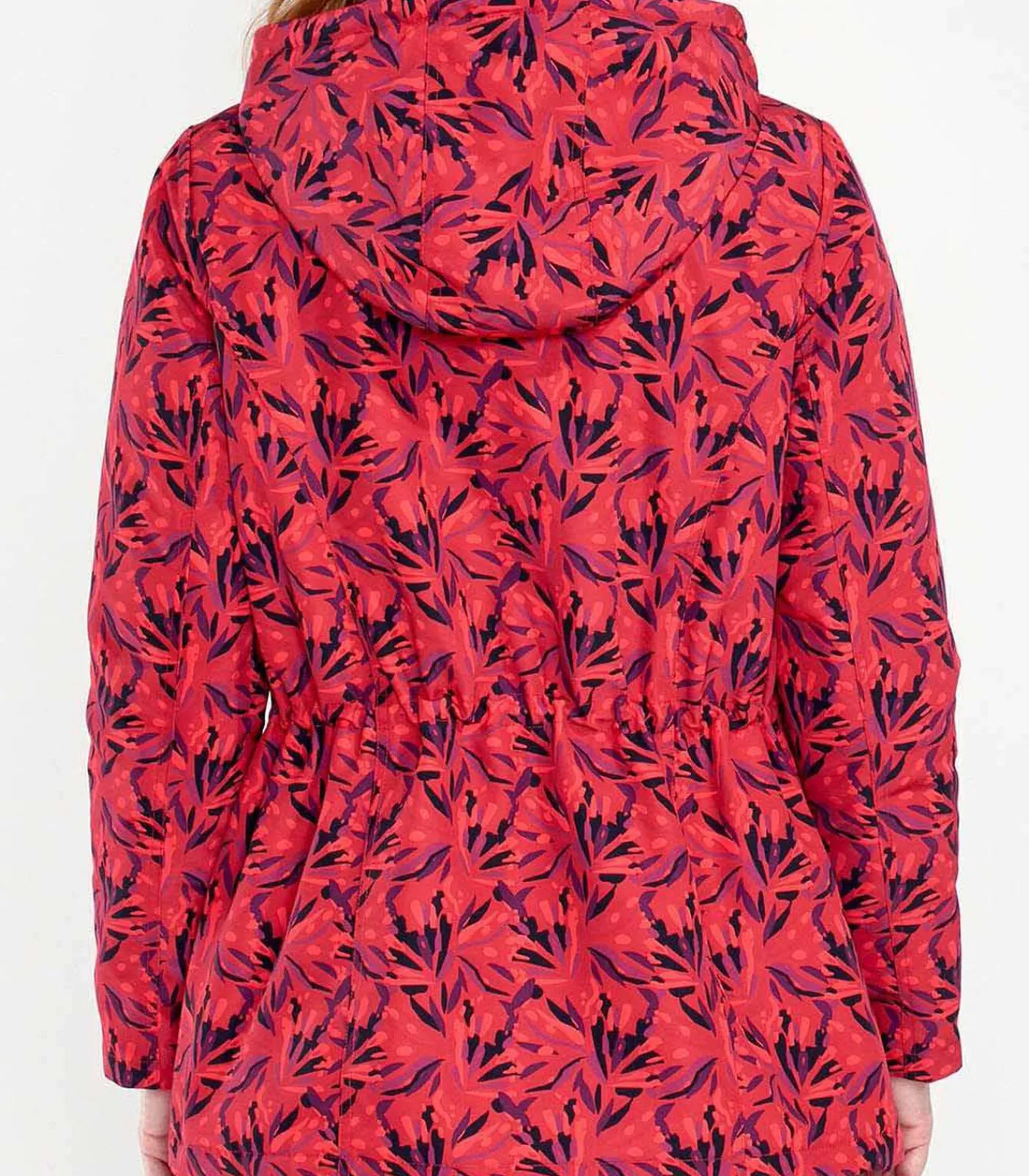 La Fiancée Parka jas met capuchon RANCHI darkRed Best