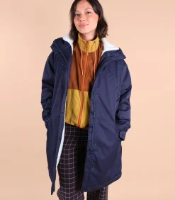 Oxbow Parka met sherpa voering JELLAN navyBlue
