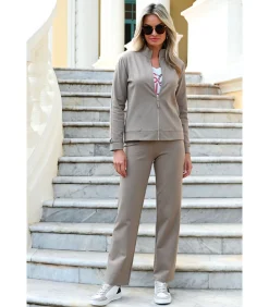 BLEU D'AZUR PATAGONIE vest in sportieve chic stijl beige Best