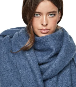 SELMARK PC1 lange sjaal STYLE ADD blue Clearance