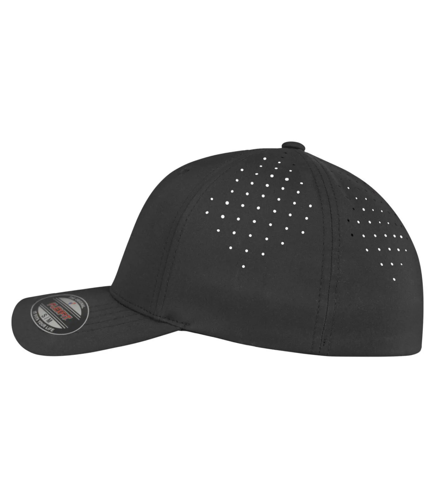 Flexfit PERFORATED - Baseball Pet - Zwart black Best